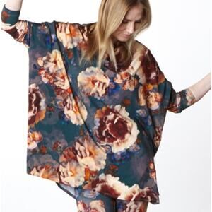 Bryn Walker Dimitri Floral Tunic sz M
